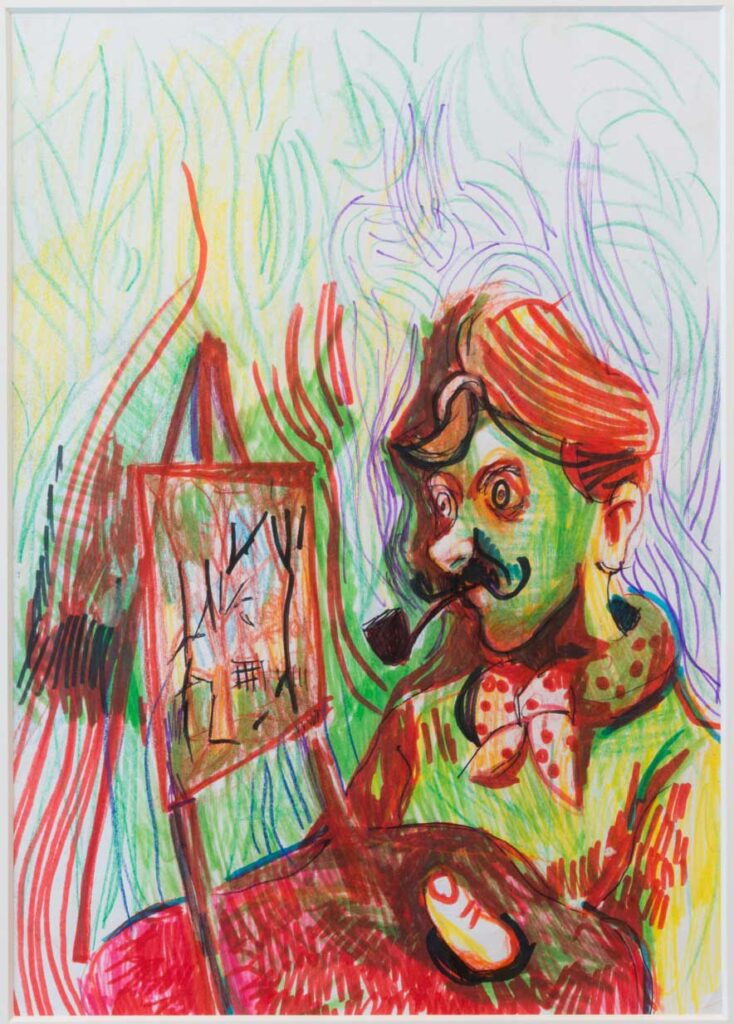 Artwork: Pipe Smoking Lanscapist