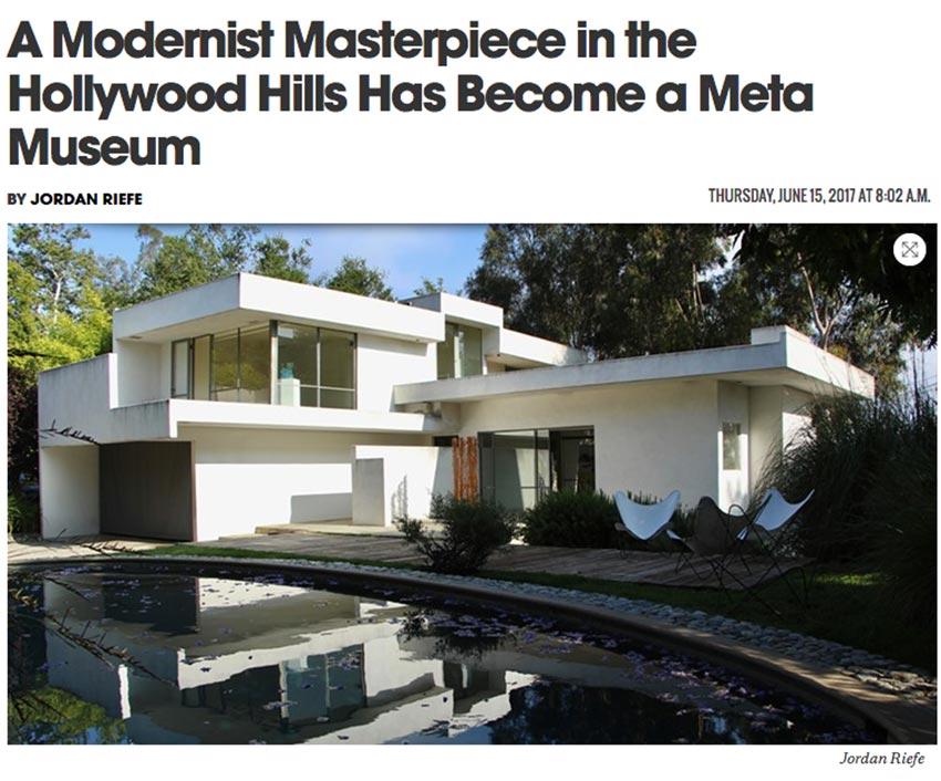 PAUL DAVIES | A MODERNIST MASTERPIECE IN THE HOLLYWOOD HILLS HAS BECOME A META MUSEUM