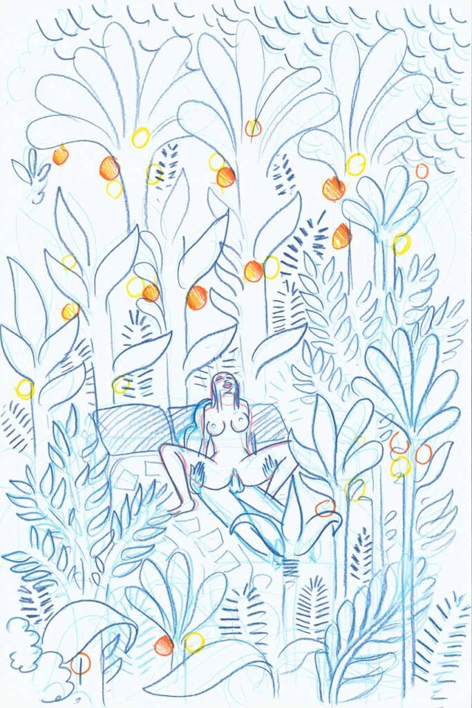 Artwork: Fucking in the Night Jungle Under a Canopy of Wild Citrus