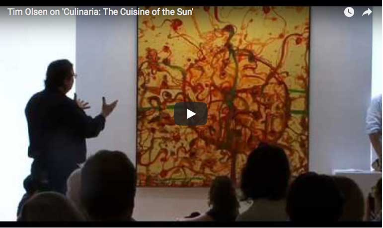 Tim Olsen on John Olsen ‘Culinaria’
