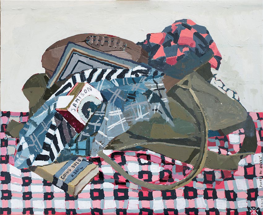 Artwork: Duffel on duvet