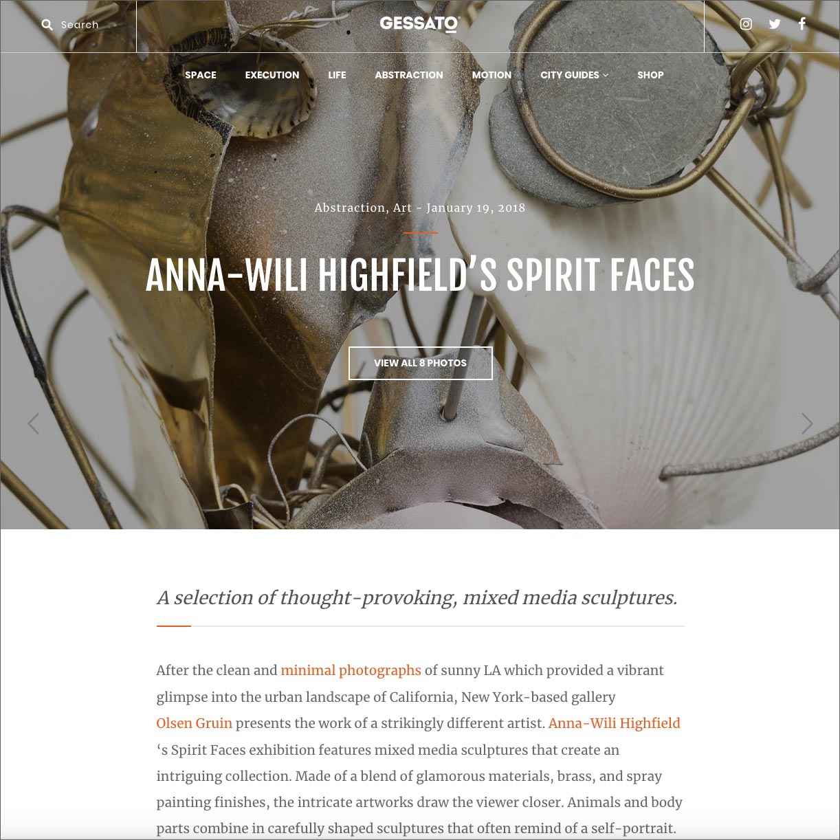 Anna-Wili Highfield’s Spirit Faces