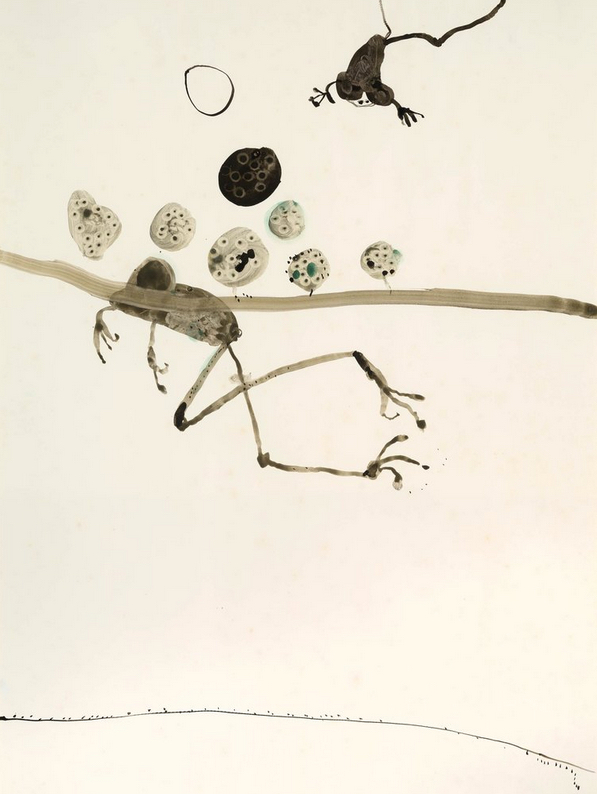 Artwork: Frog Swimming