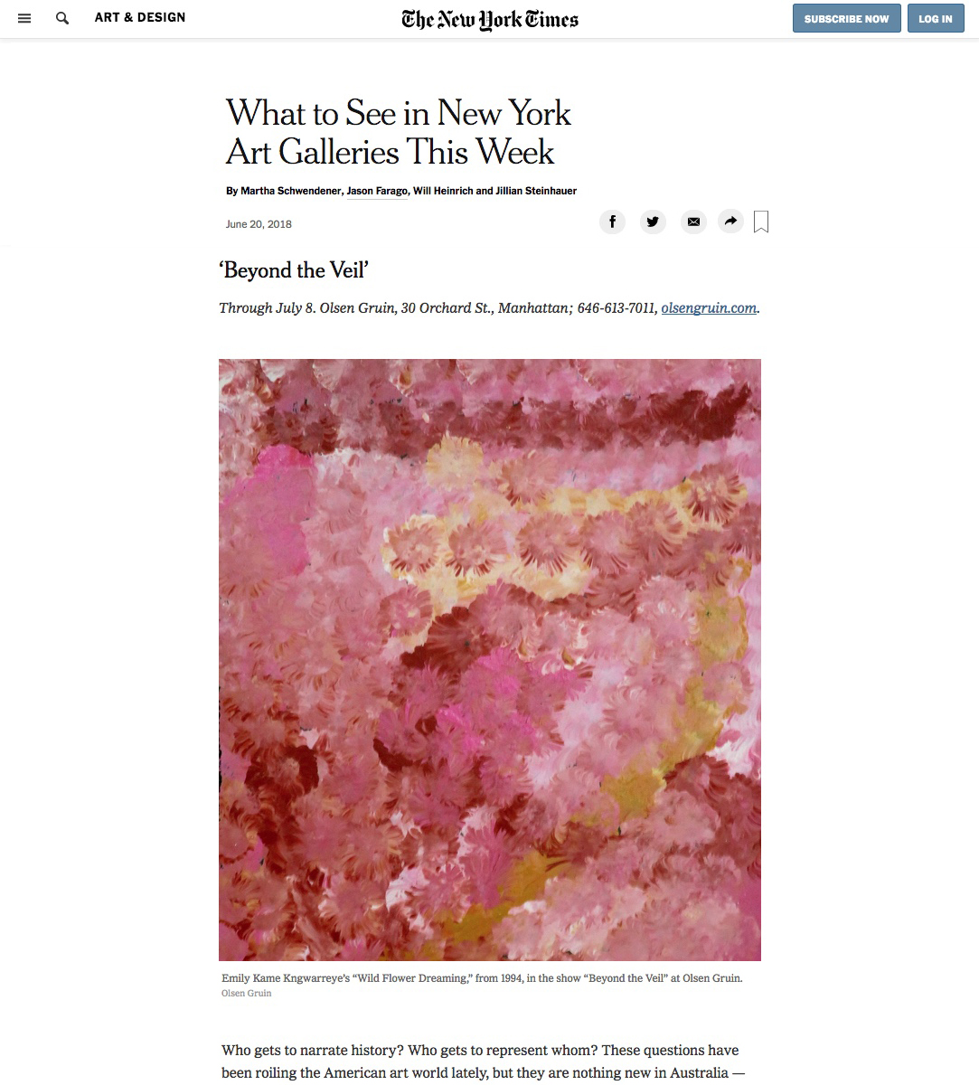 What to See in New York Art Galleries This Week