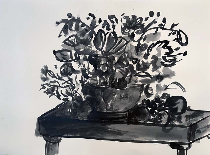 Artwork: Vase of flowers