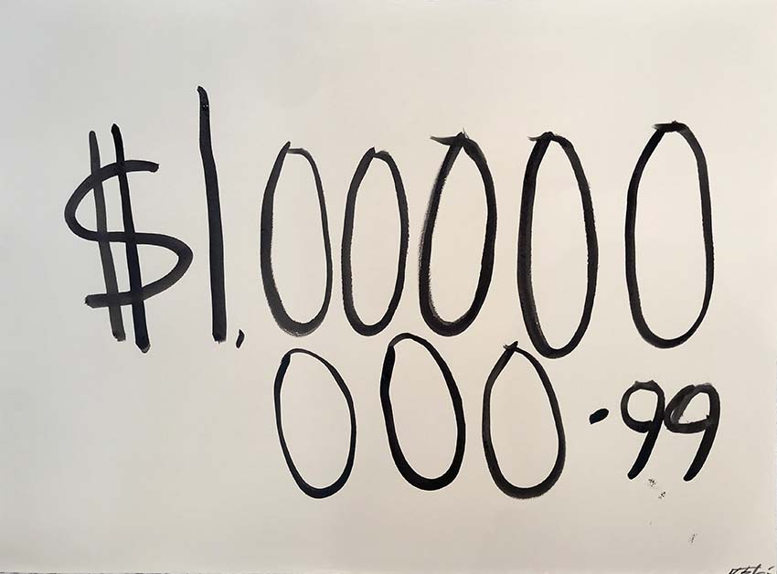 Artwork: $1,00000000.99
