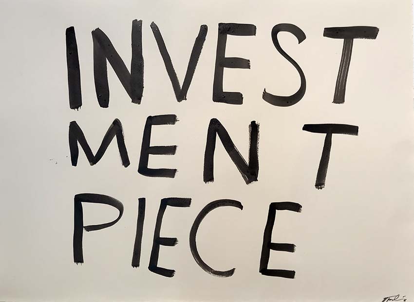 Artwork: Investment piece