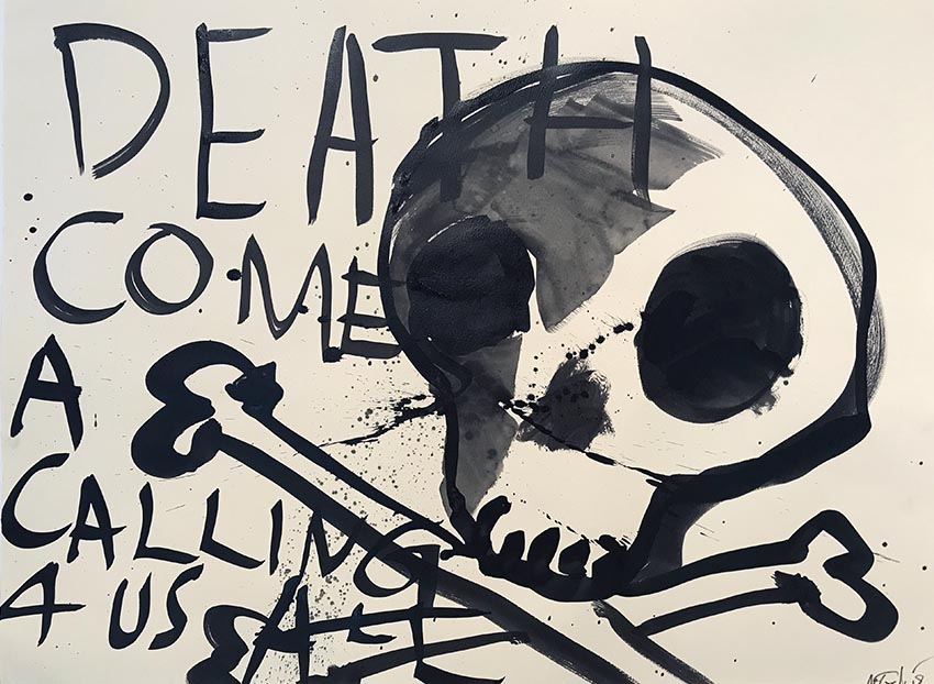 Artwork: Death comes a calling 4 us all