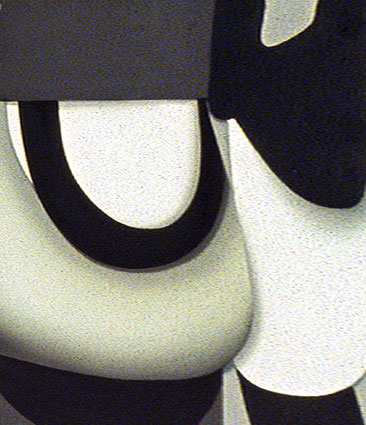 Artwork: Small Black White Circle