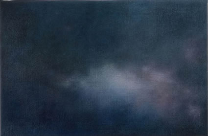 Artwork: Etude de nuage le bleu fonce