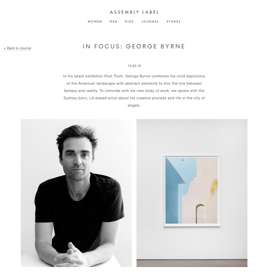 In Focus: George Byrne