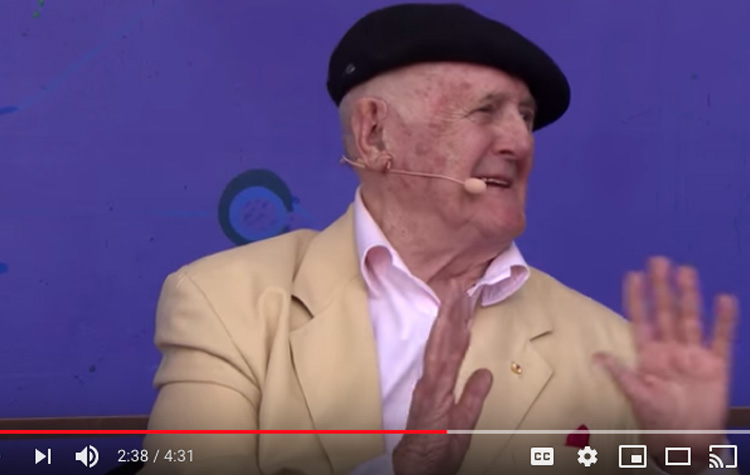 John Olsen at the Opera House