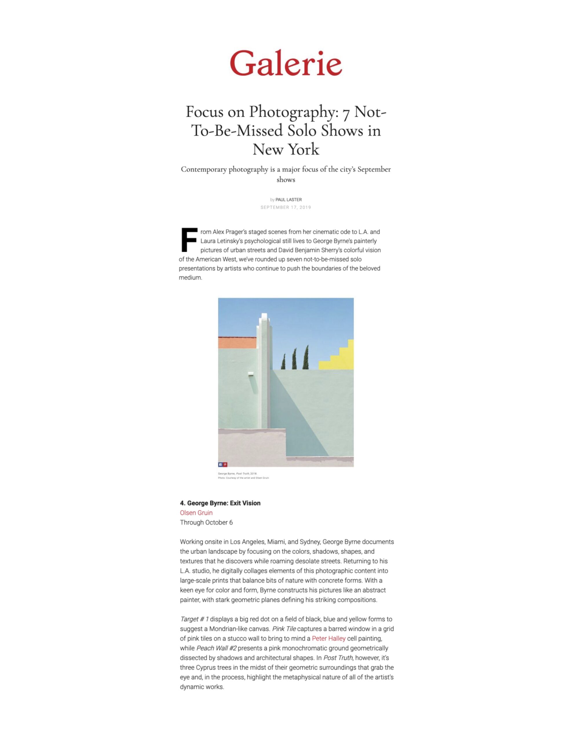 Focus on Photography: 7 Not-To-Be-Missed Solo Shows in New York