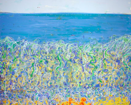 Artwork: Childhood by the Sea the Blue Bottles Arrive