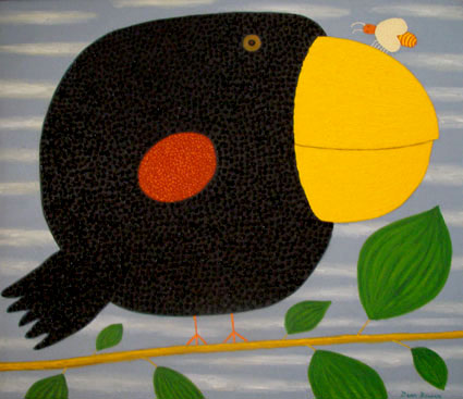 Artwork: Small Black Parrot