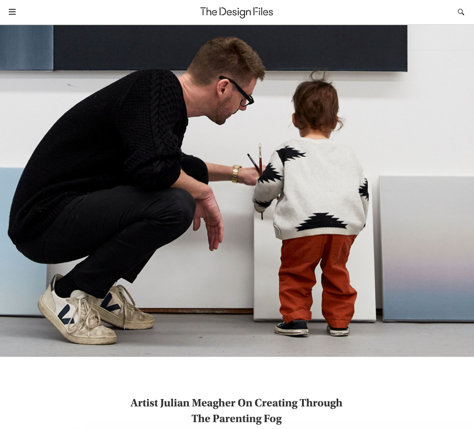 Artist Julian Meagher On Creating Through The Parenting Fog