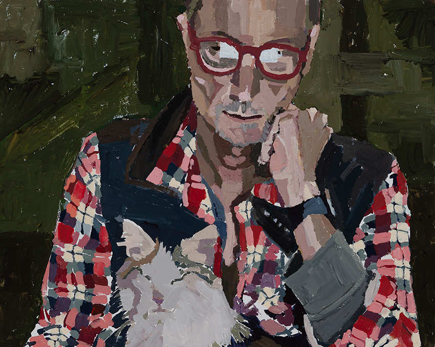 Artwork: Writing at the Kitchen Table Ode to Andrew Mcgahan