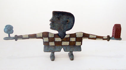 Artwork: Boy with House and Tree