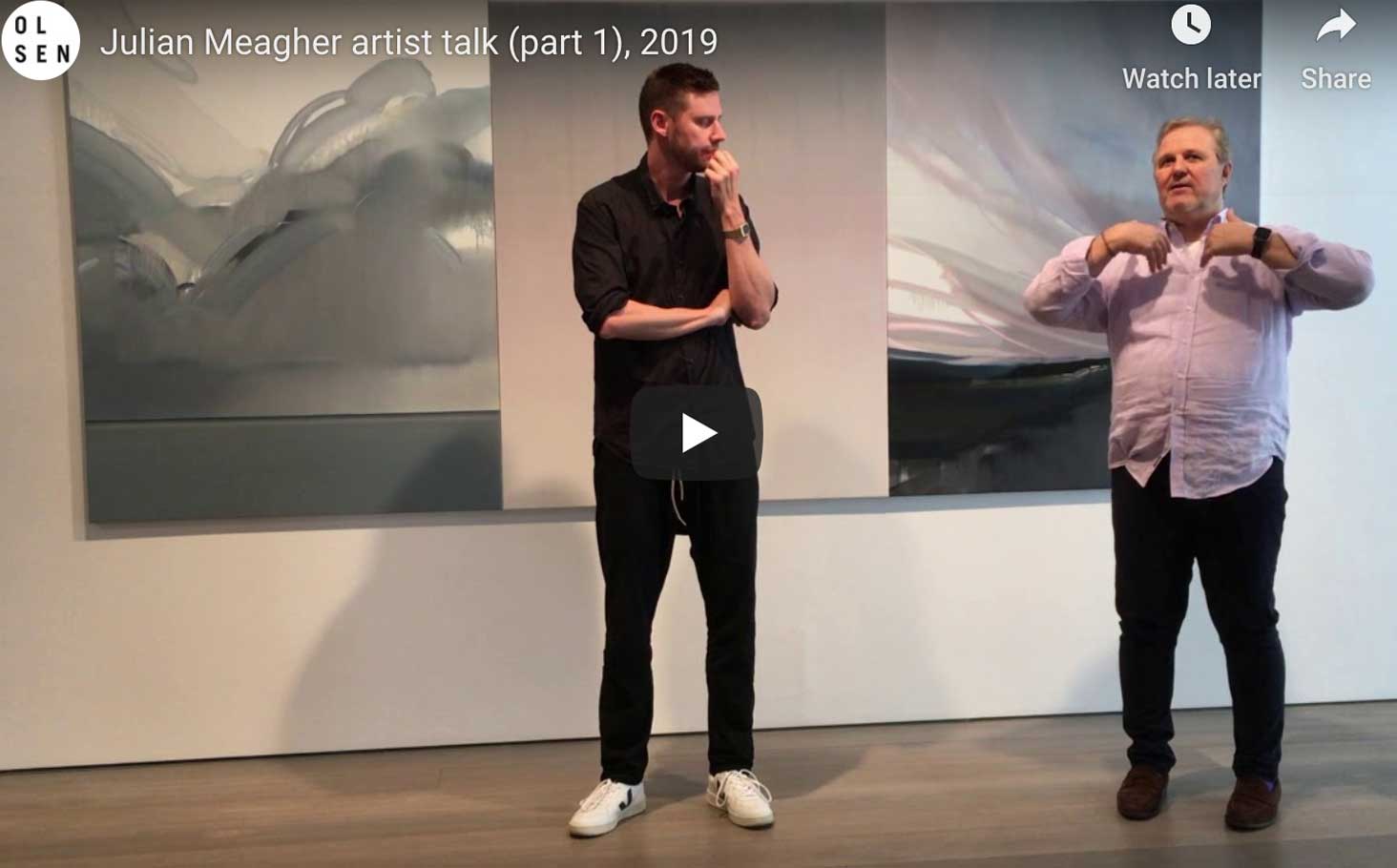 Julian Meagher Artist Talk
