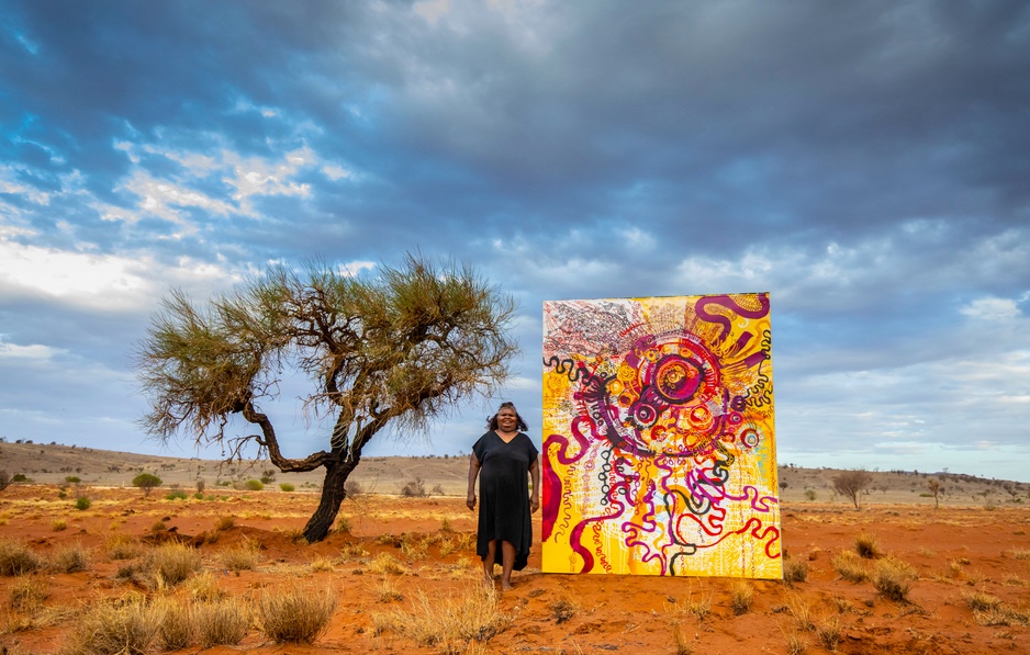 Yaritji Tingila Young Is Leading The Way For The Next Generation Of Indigenous Artists
