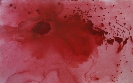 Artwork: Abstraction in watercolour handmade paper 2