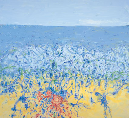 Artwork: Popping Blue Bottles