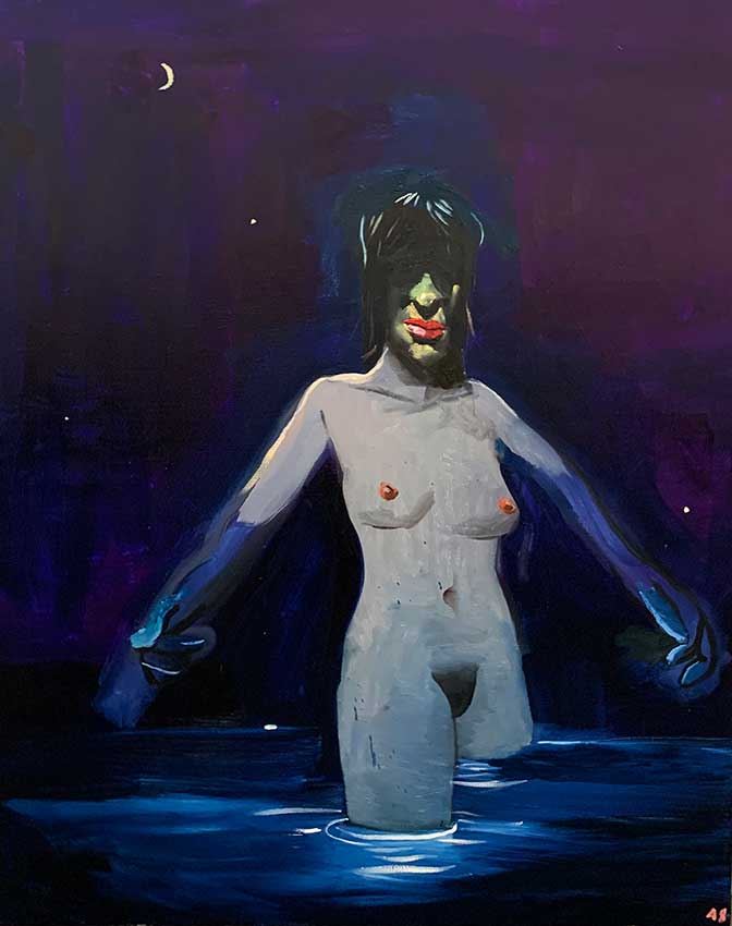 Artwork: Night swimming in the Aud