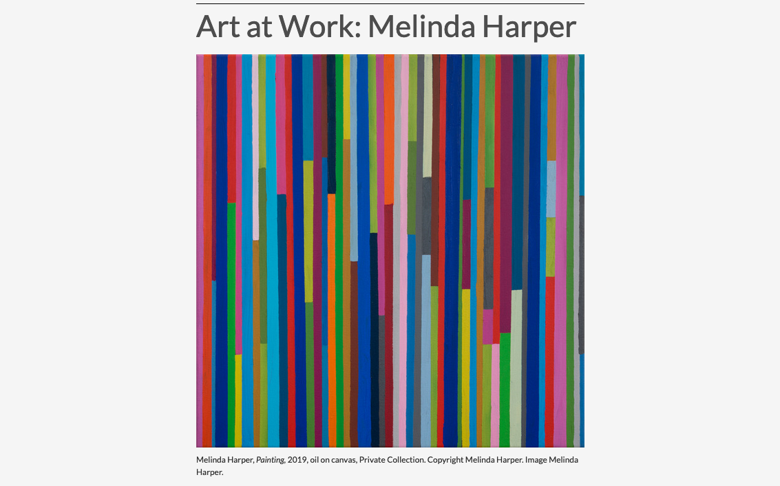 Art at work: Melinda Harper