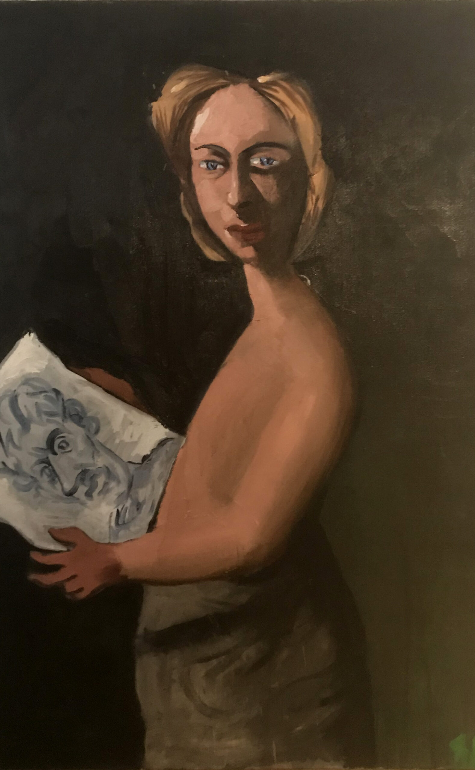 Women with Drawing