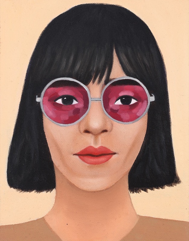 Artwork: Boy with purple glasses