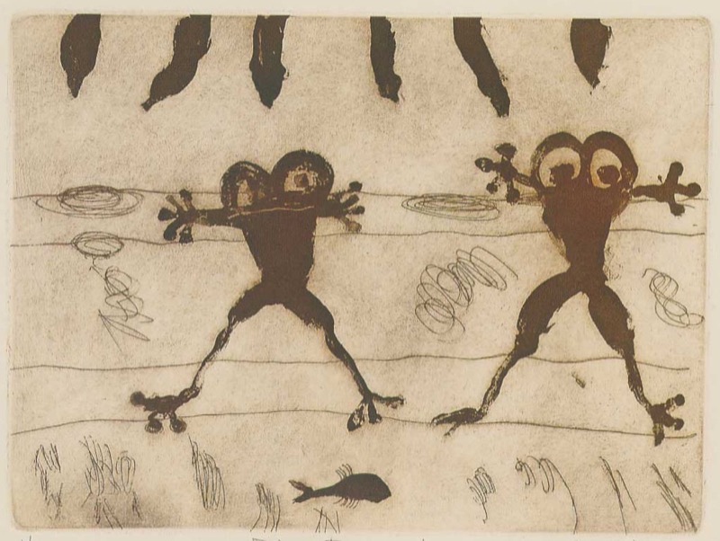 Artwork: River Frogs