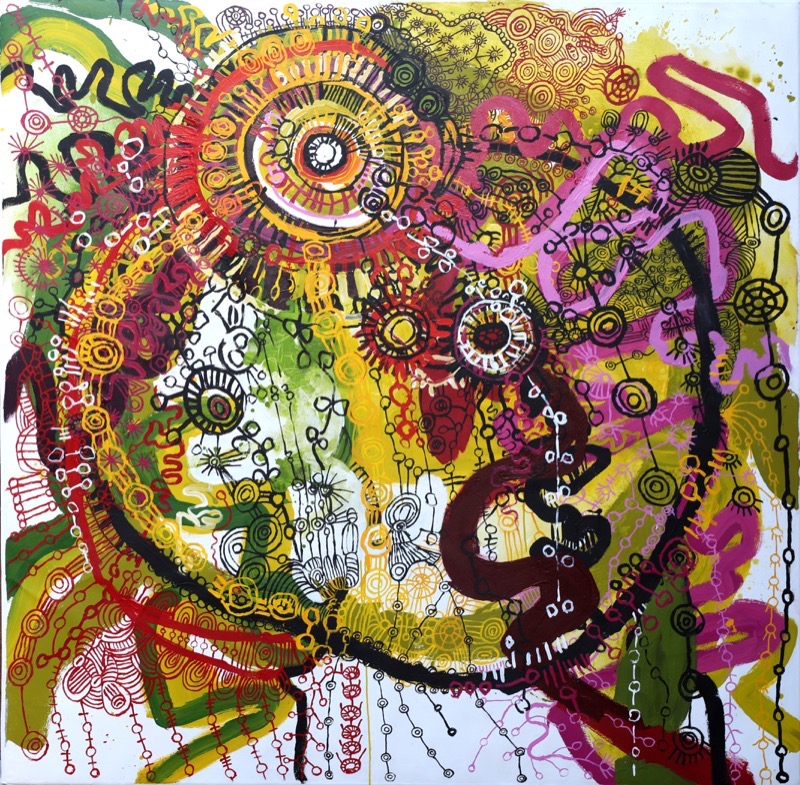 Artwork: 322-21 Tjala tjukurpa – Honey ant story