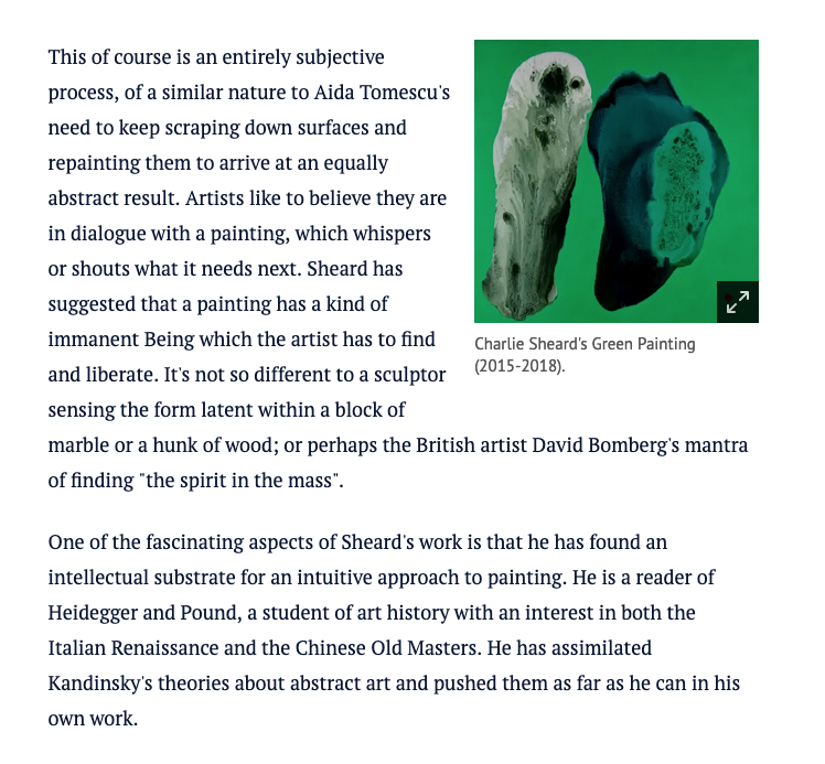 Charlie Sheard’s pursuit of absolute abstraction lifts his work to a higher level