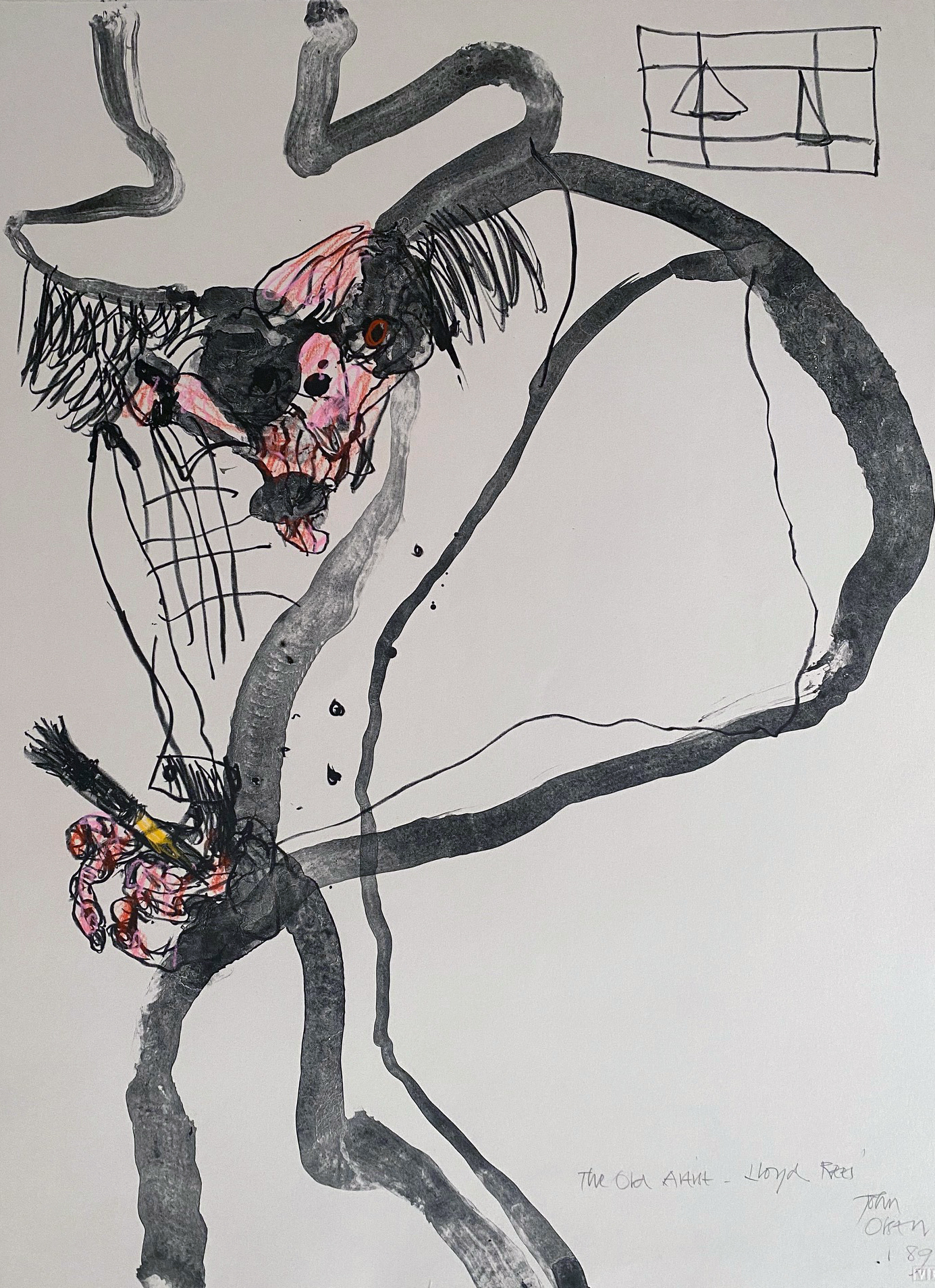 Artwork: The Old Artist Lloyd Rees