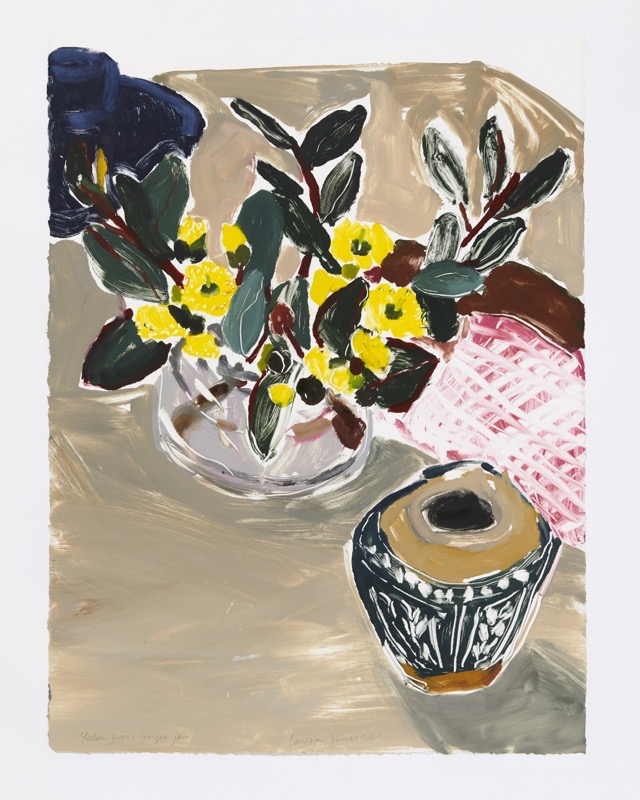 Yellow Gum Ginger Jar