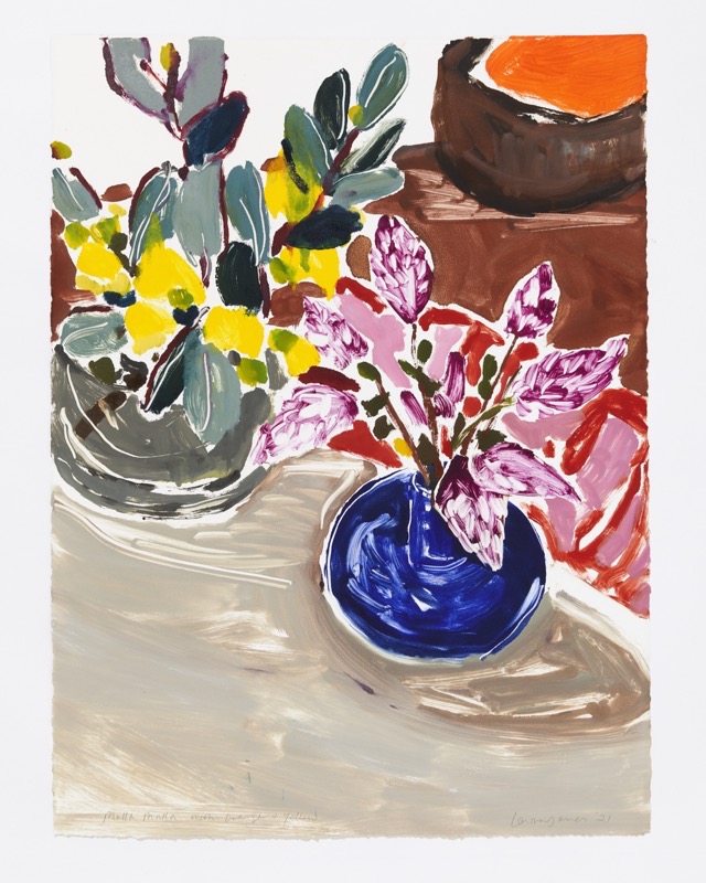 Artwork: Mulla Mulla With Orange Yellow