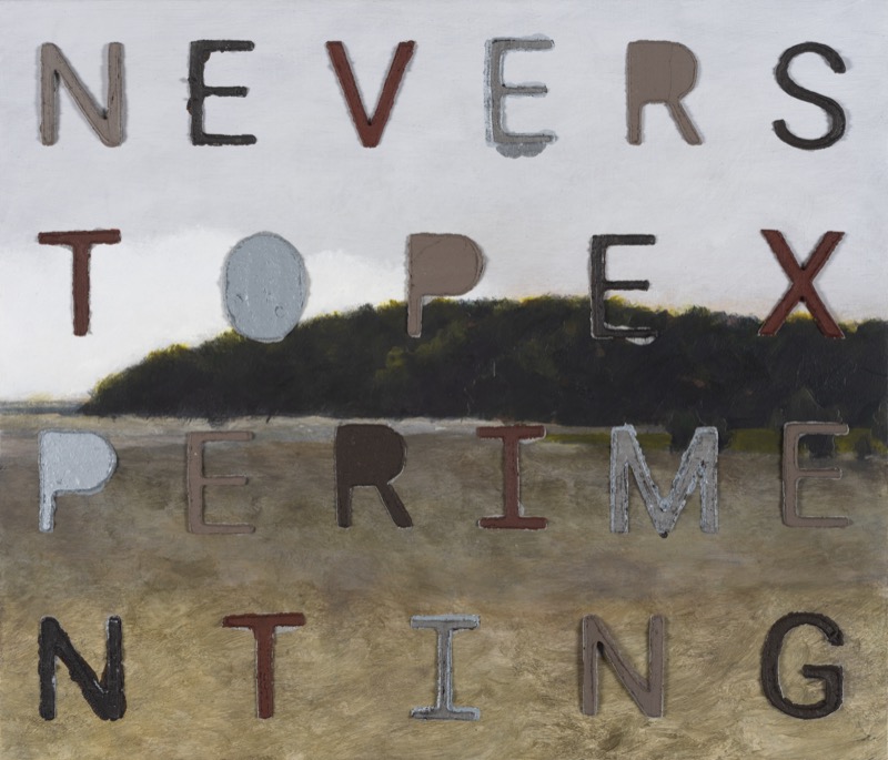 Artwork: Painting 197 Never Stop Experimenting