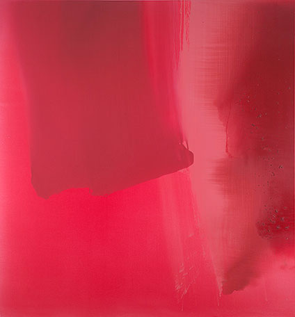 Artwork: Abstraction in acrylic vinyl paper chalk in acrylic dispersion acrylic primed linen