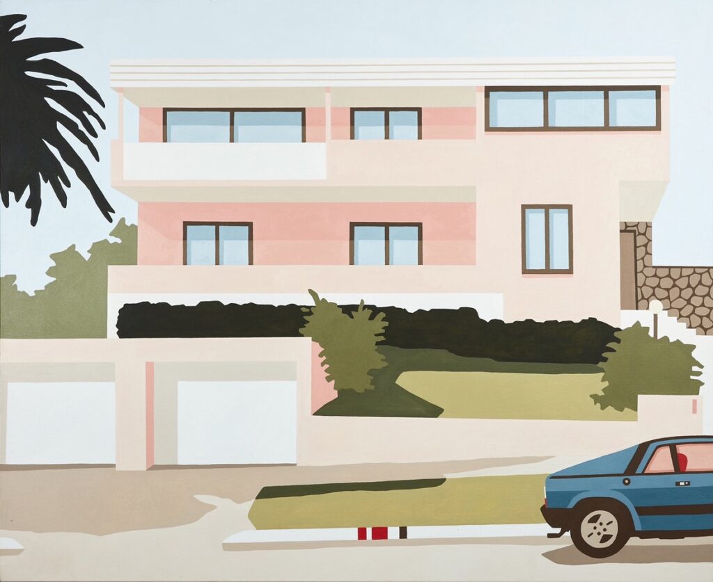 Artwork: Someone Owned This Very Pink House But Now It Is Gone