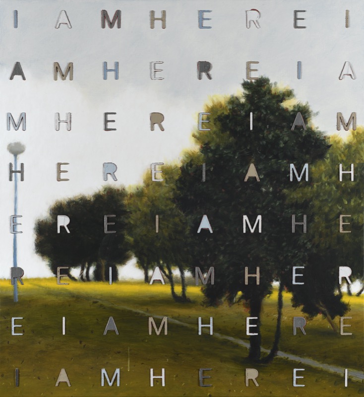 Artwork: Painting 298 I Am Here