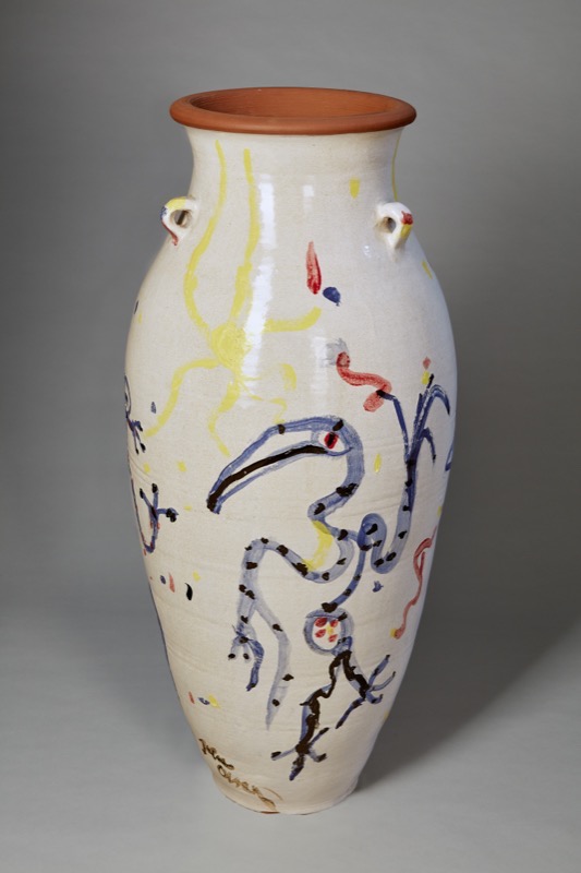 Artwork: Heron Cat and Frog