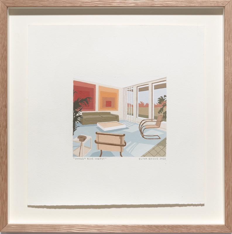 Artwork: Shaggy Blue Carpet