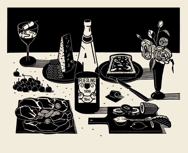 Artwork: Riesling Still Life