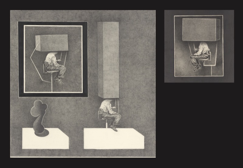 Artwork: Illustrations for a comic strip about the absurd home life