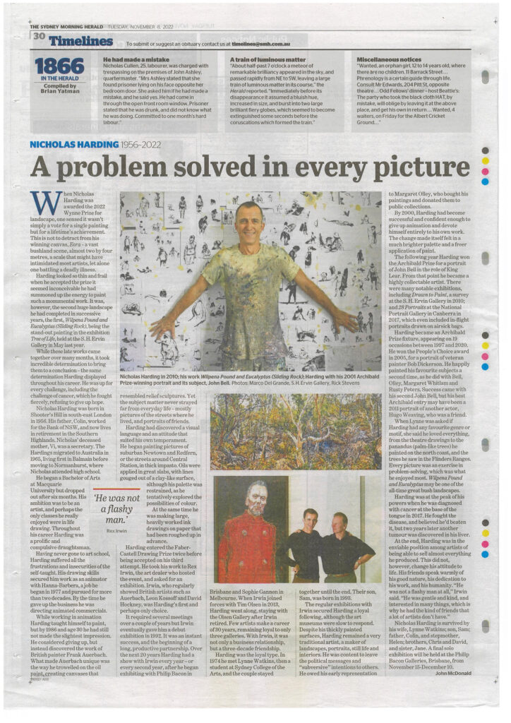 Nicholas Harding: A problem solved in every picture | Sydney Morning Herald