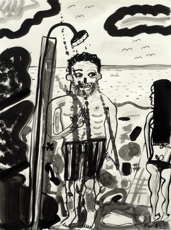 Artwork: Bathers at Mahons pool