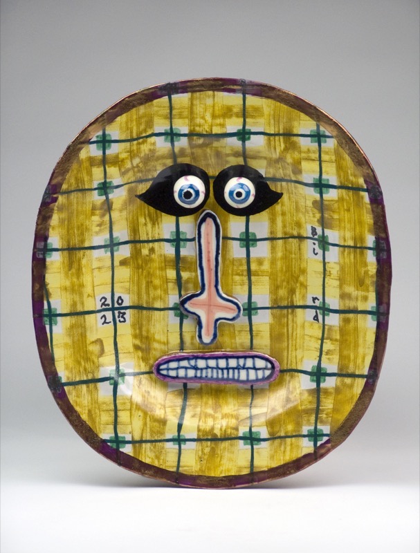 Artwork: Face plate with plaid