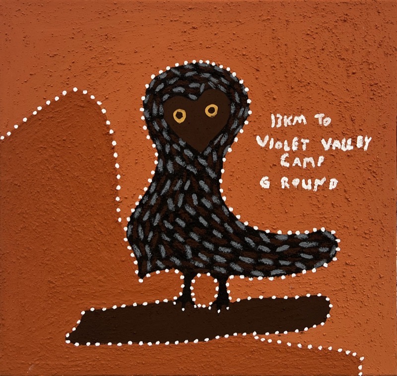 Artwork: 13km to Violet Valley Campground 12023