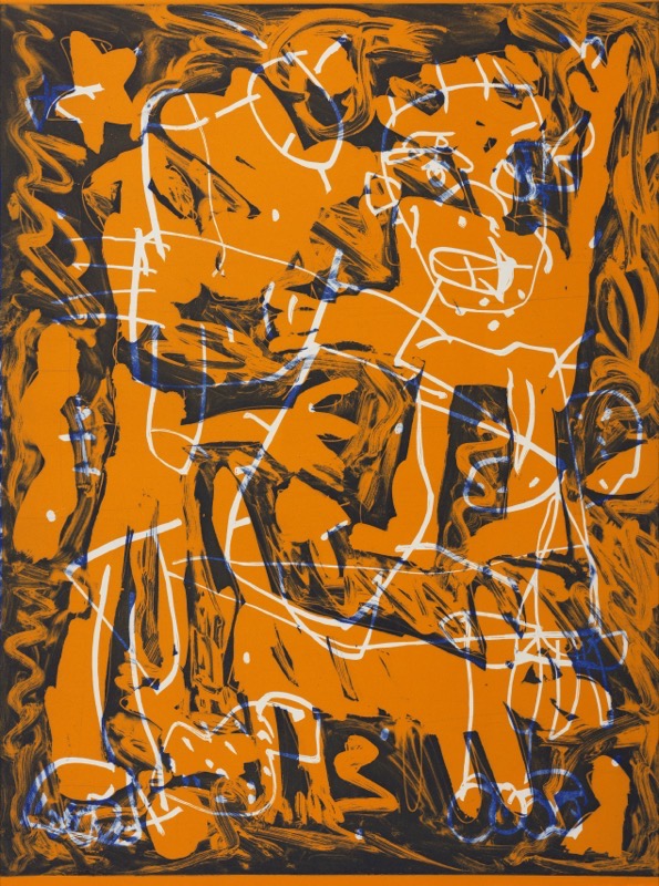 Artwork: Yeah Ok (Terracotta and Blue)