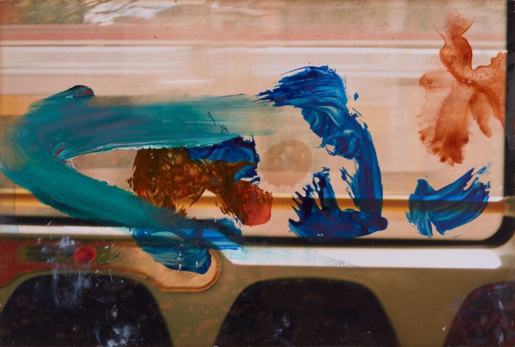 Artwork: Painting on Small Photograph 1